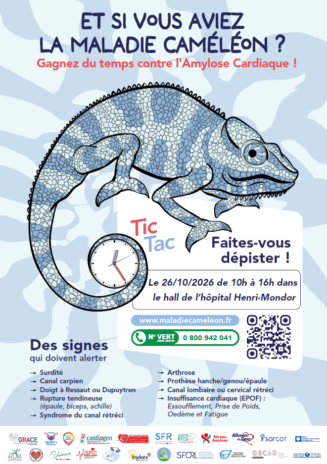 Campagne nationale « Maladie Caméléon » : mieux repérer l’amylose cardiaque